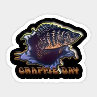 Crappie Day Sticker